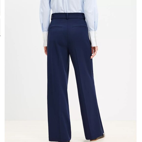 LOFT Peyton Trouser Pants in Bi-Stretch - Picture 2 of 3